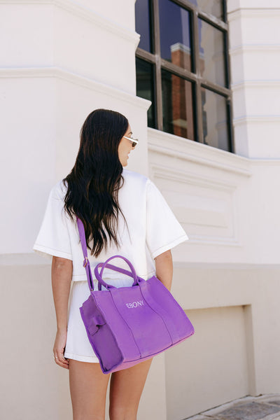 Amethyst Personalised Structured Tote Bag