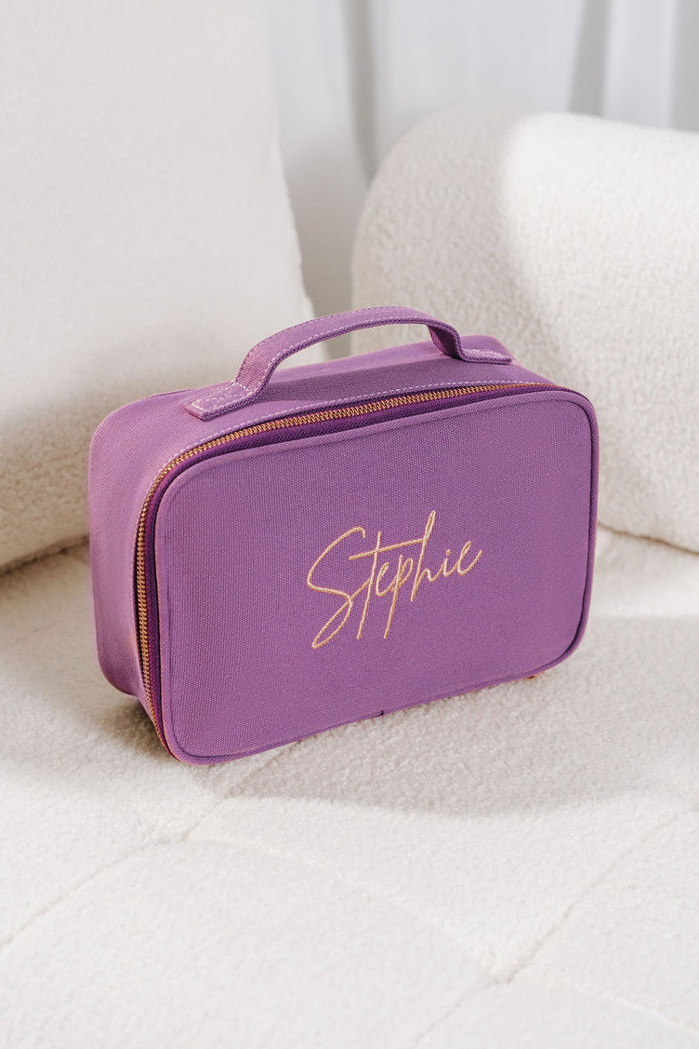 Amethyst Personalised Vanity Bag