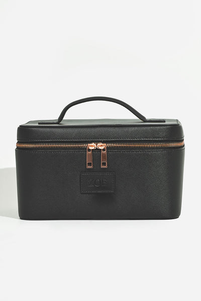 Bundle - Envelope Handbag, Cosmetic Case, Keyring - Black