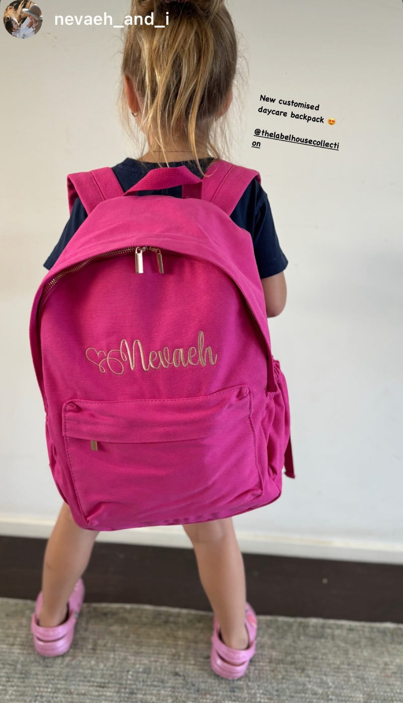 Raspberry Personalised Backpack