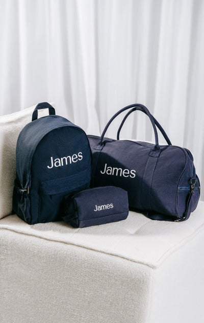 Men's Navy Bag Set Mega Bundle