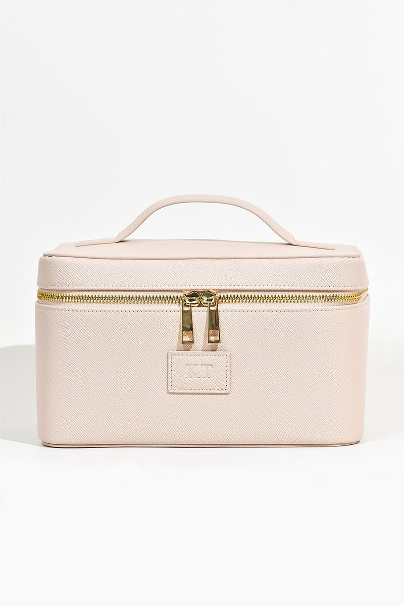Bundle - Handbag, Cosmetic Case, Keyring - Nude