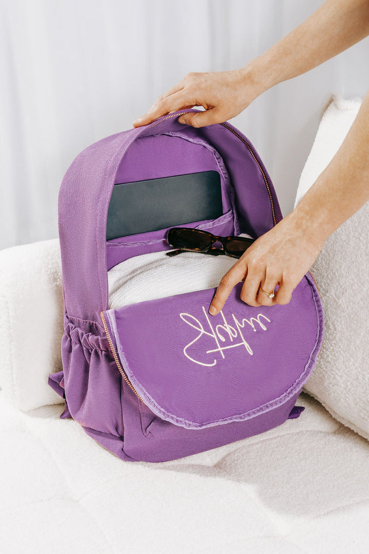 Amethyst Personalised Backpack