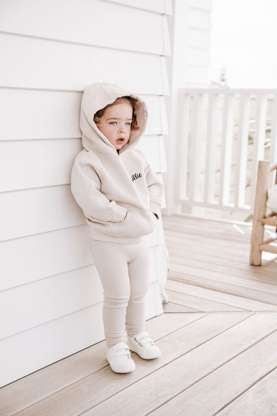 Baby Personalised Hoodie - Beige