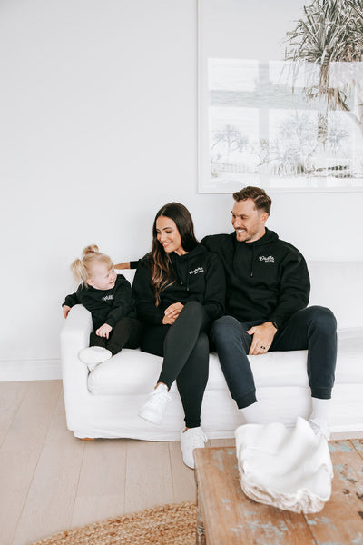 Unisex Adult Size Personalised Hoodie - Black