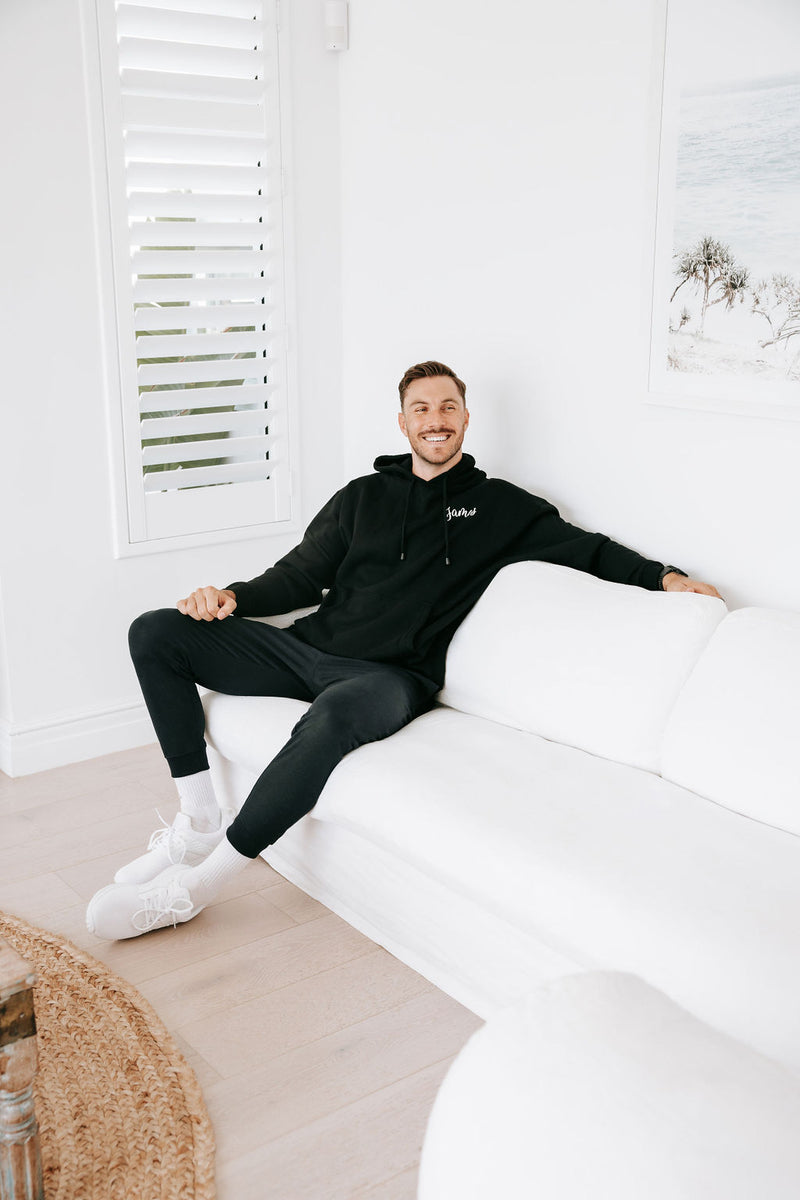 Unisex Adult Size Personalised Hoodie - Black