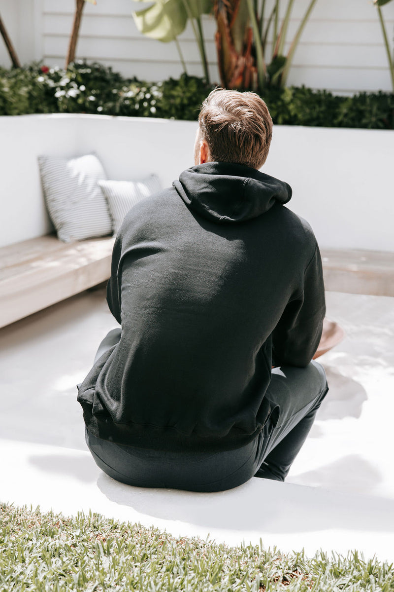 Unisex Adult Size Personalised Hoodie - Black