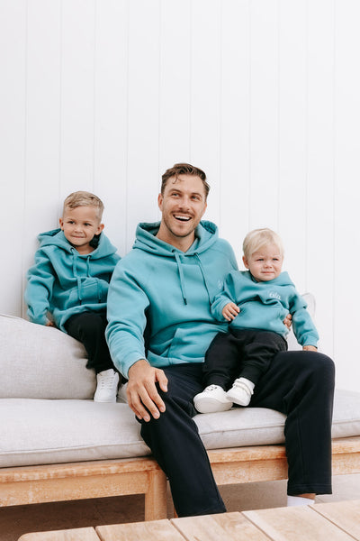 Kids Personalised Hoodie - Deep Sage