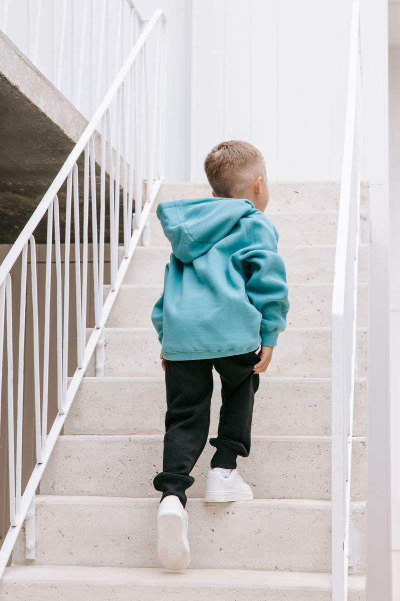 Kids Personalised Hoodie - Deep Sage