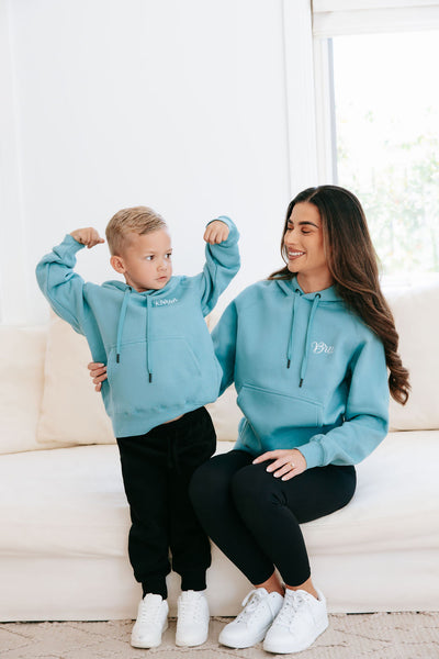 Kids Personalised Hoodie - Deep Sage