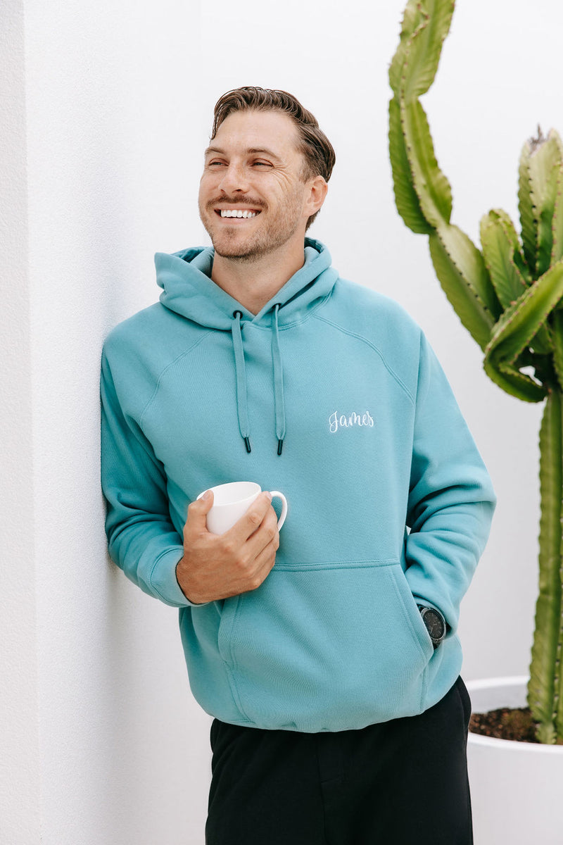 Unisex Adult Size Personalised Hoodie - Deep Sage