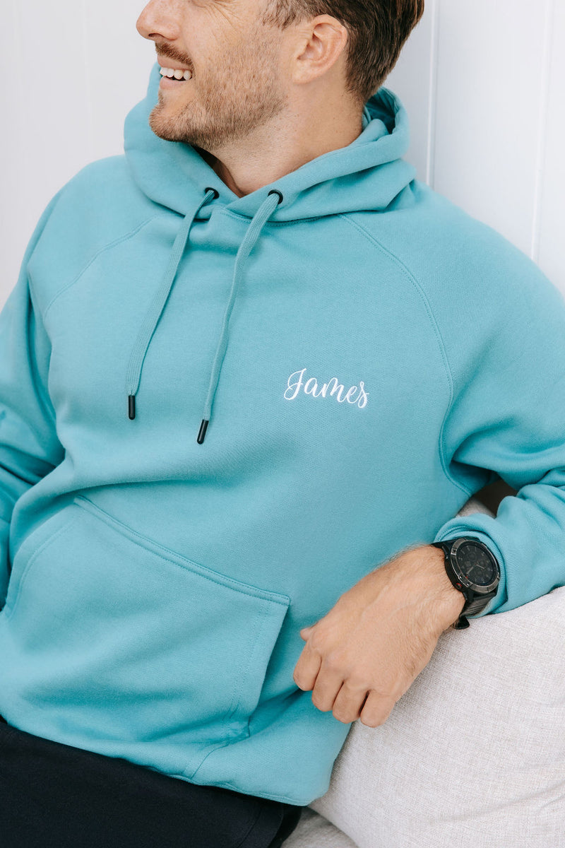 Unisex Adult Size Personalised Hoodie - Deep Sage