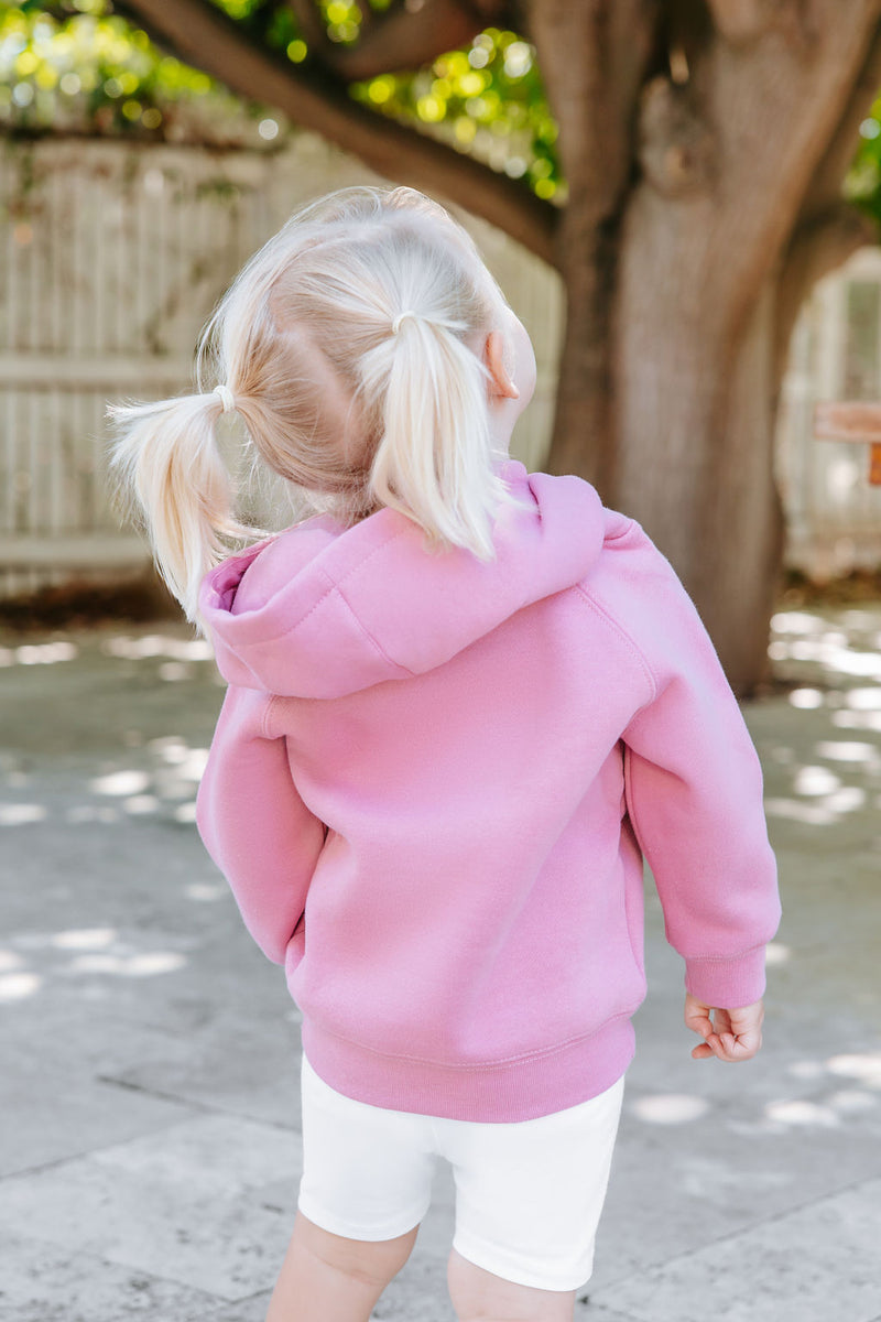 Baby Personalised Hoodie - Dusty Rose