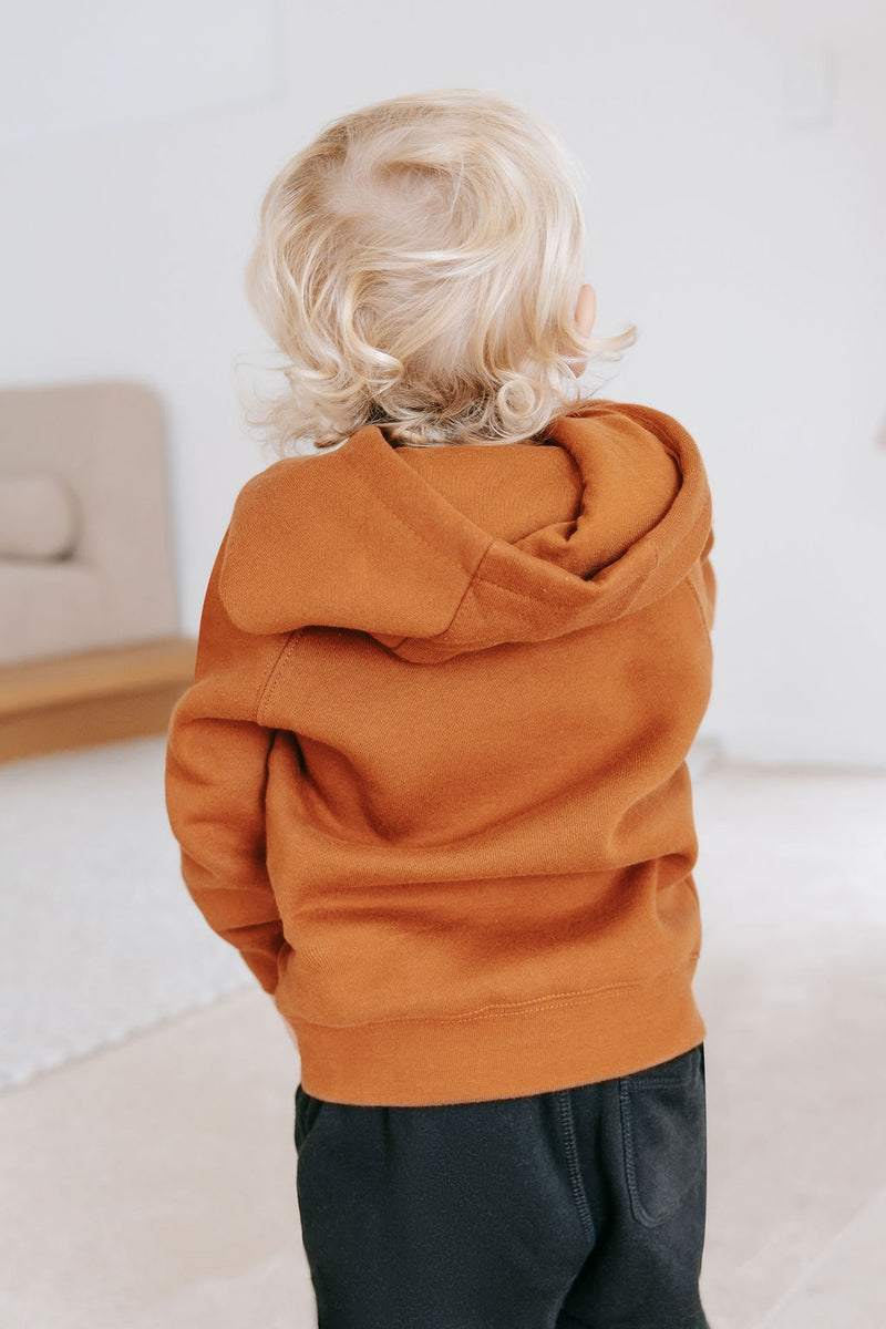 Baby Personalised Hoodie - Toffee