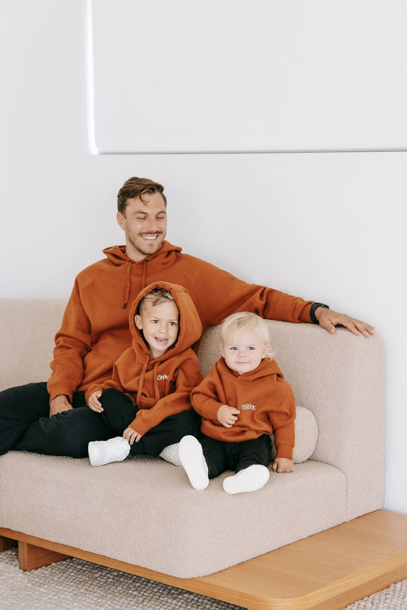 Kids Personalised Hoodie - Toffee
