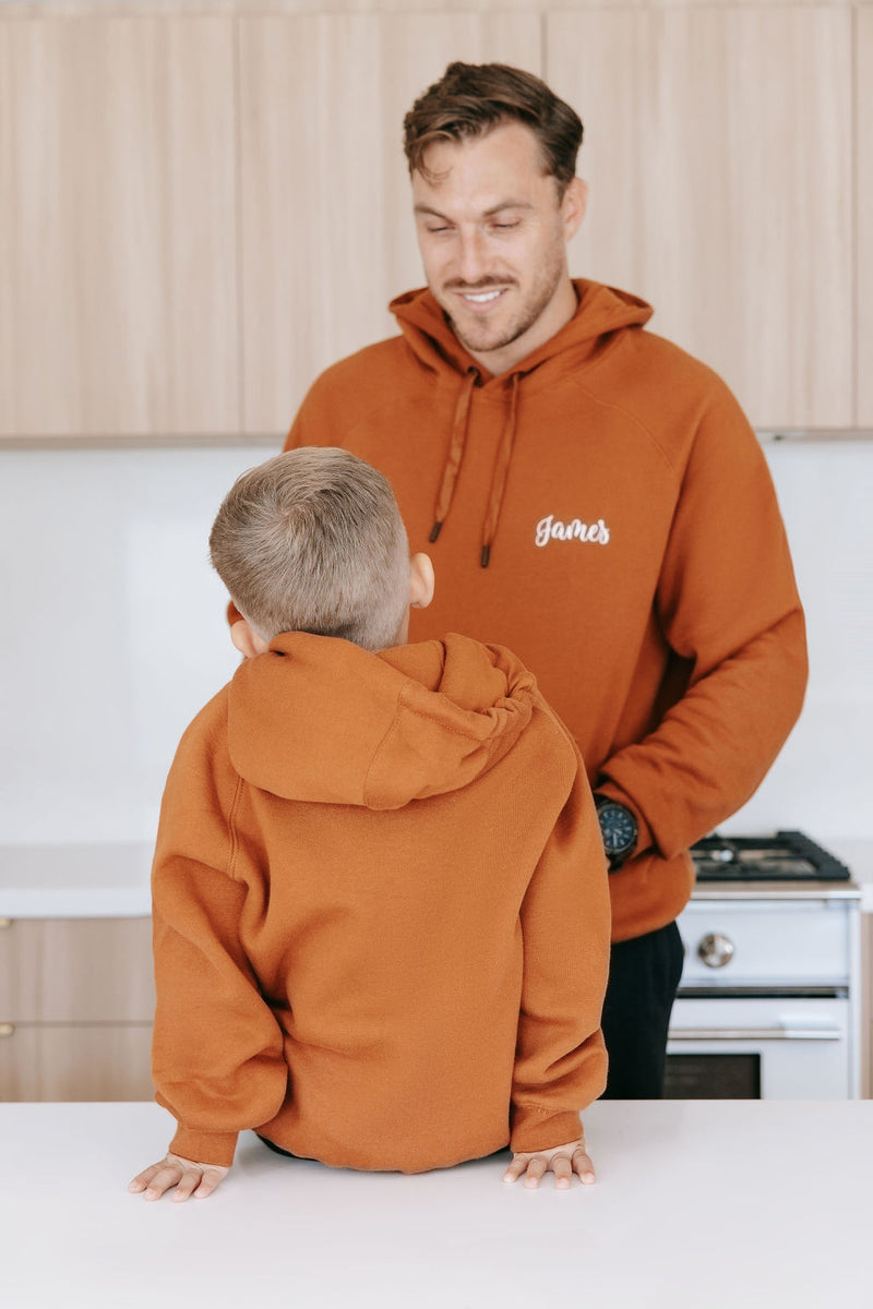 Kids Personalised Hoodie - Toffee