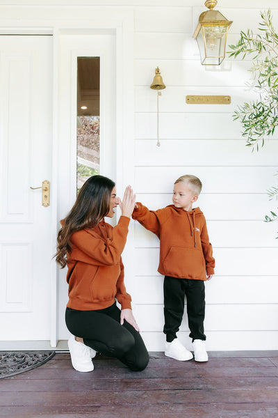 Ladies Personalised Hoodie - Toffee