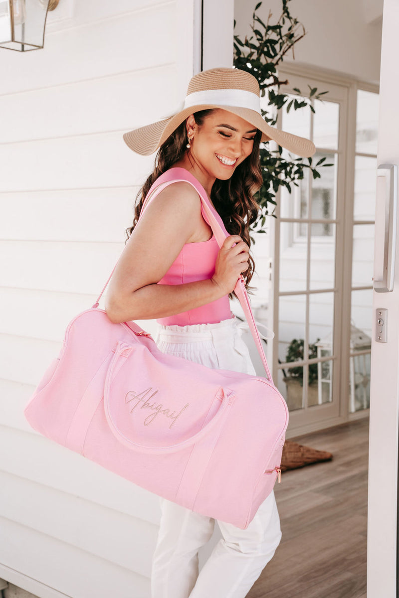 Fairy Floss Pink Personalised Bag Set