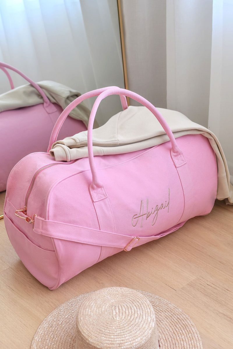Fairy Floss Pink Personalised Bag Set