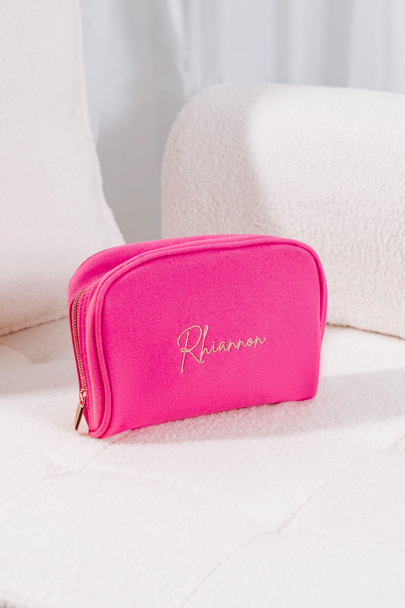 Raspberry Personalised Make Up Bag