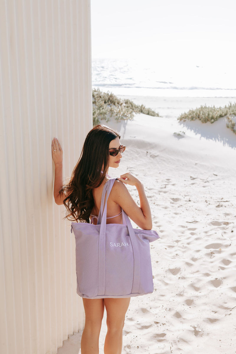 Lavender Personalised Everyday Tote Bag