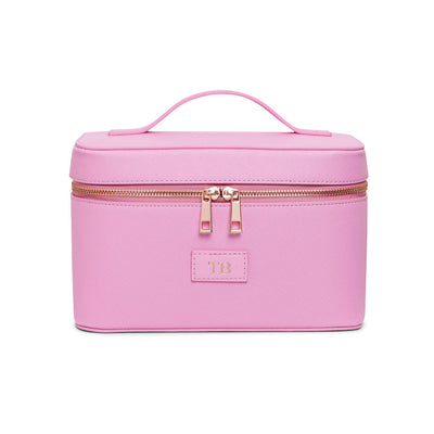 Leather Cosmetic Case - LIMITED EDITION - Fairy Floss Pink