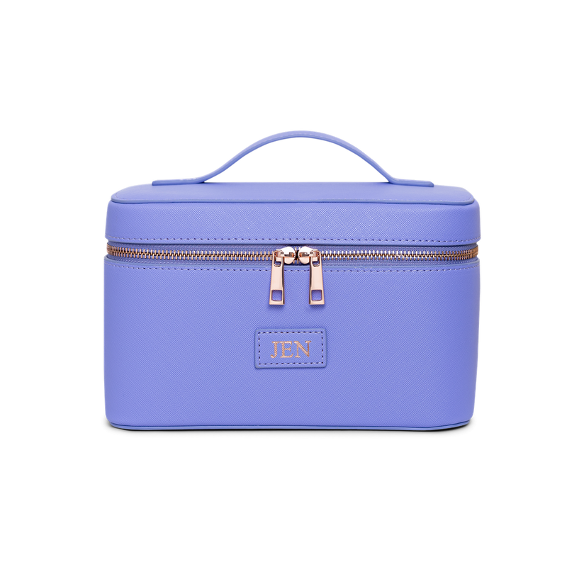 Leather Cosmetic Case - LIMITED EDITION - Grape