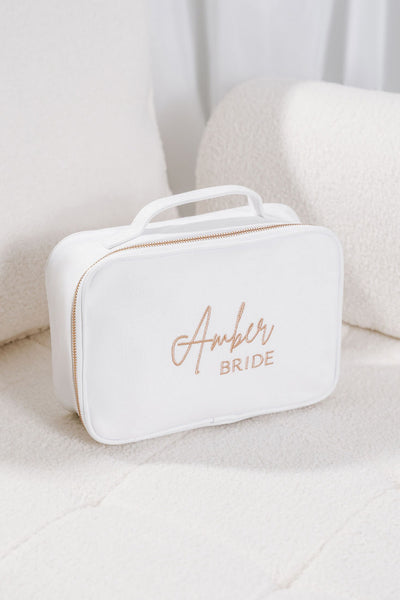 White Personalised Bag Set