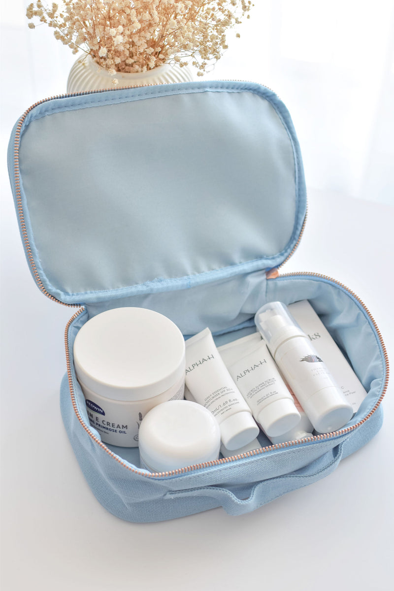 Dusty Blue Personalised Bag Set