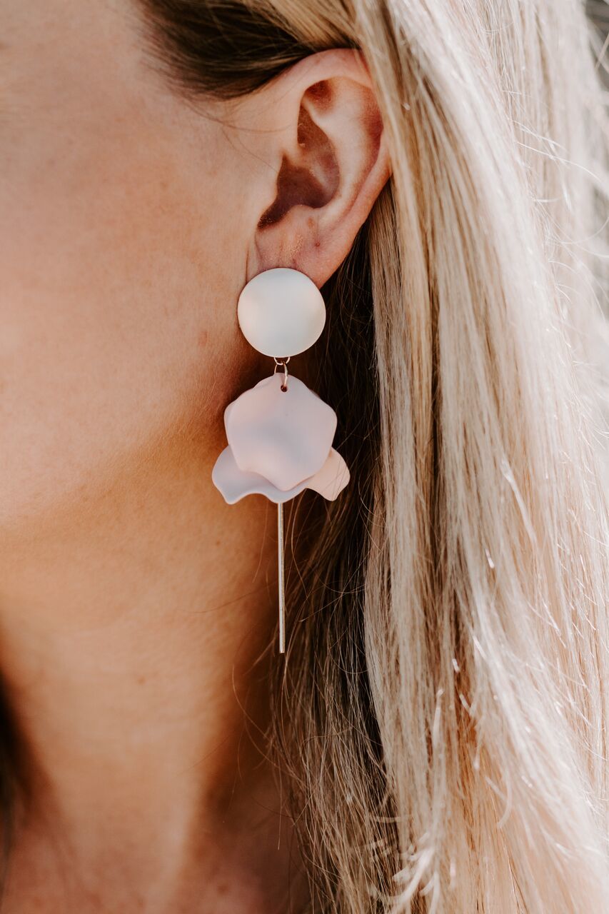 Esta Blush Earrings – The Label House Collection