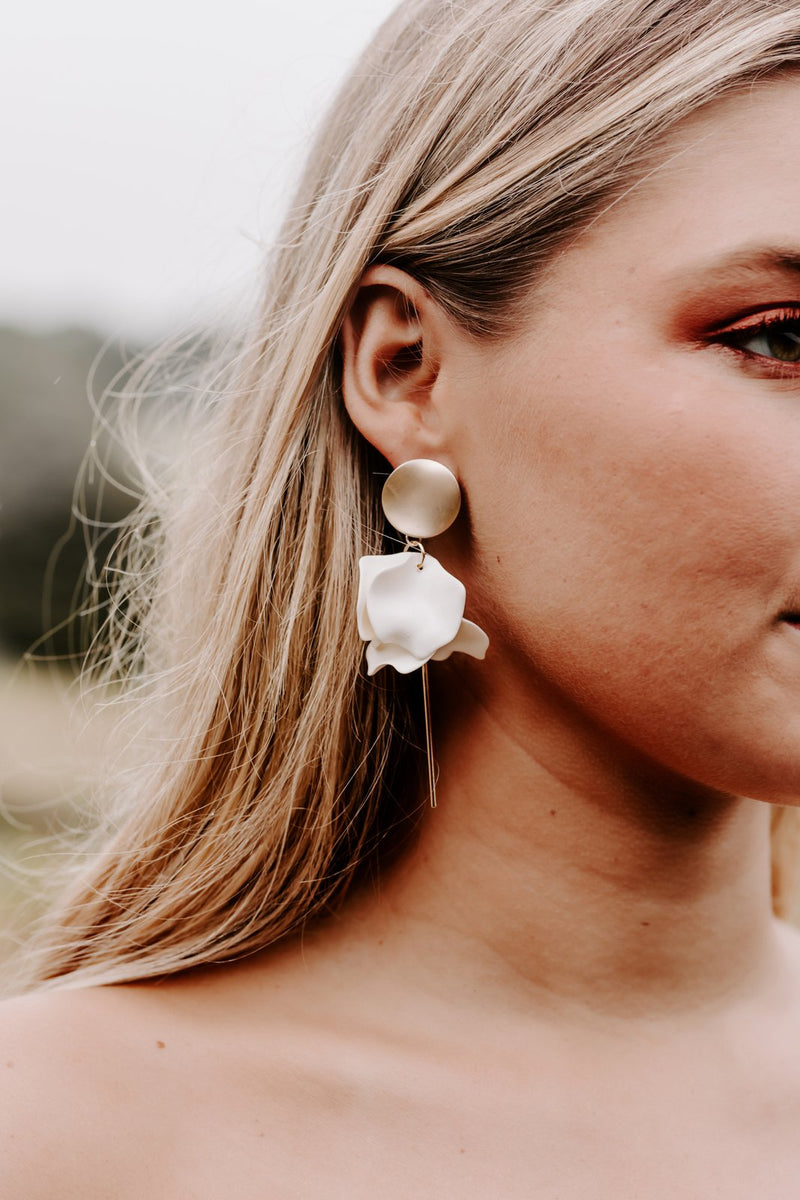 Esta Milk Earrings