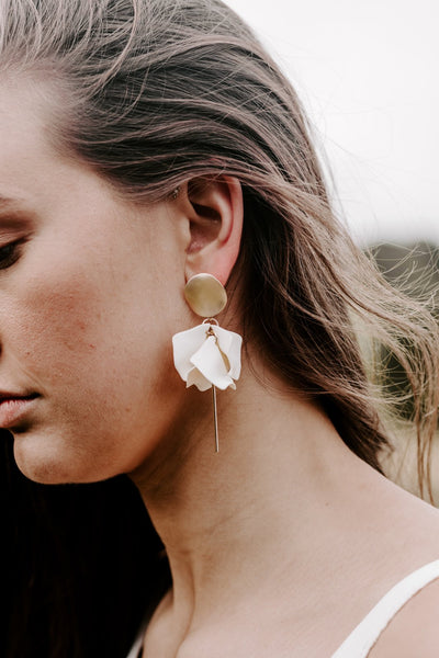 Esta Milk Earrings