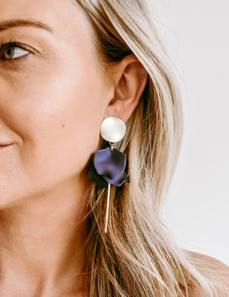 Esta Navy Earrings