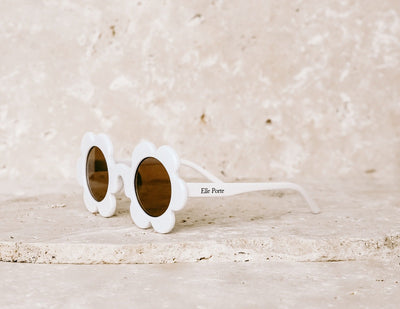 Flower Girl White Daisy Sunglasses
