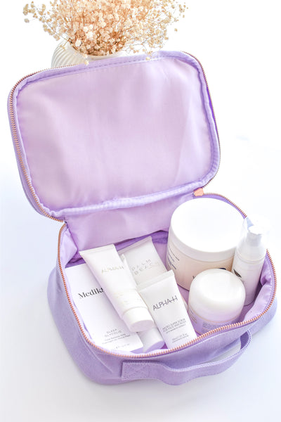 Lavender Personalised Bag Set