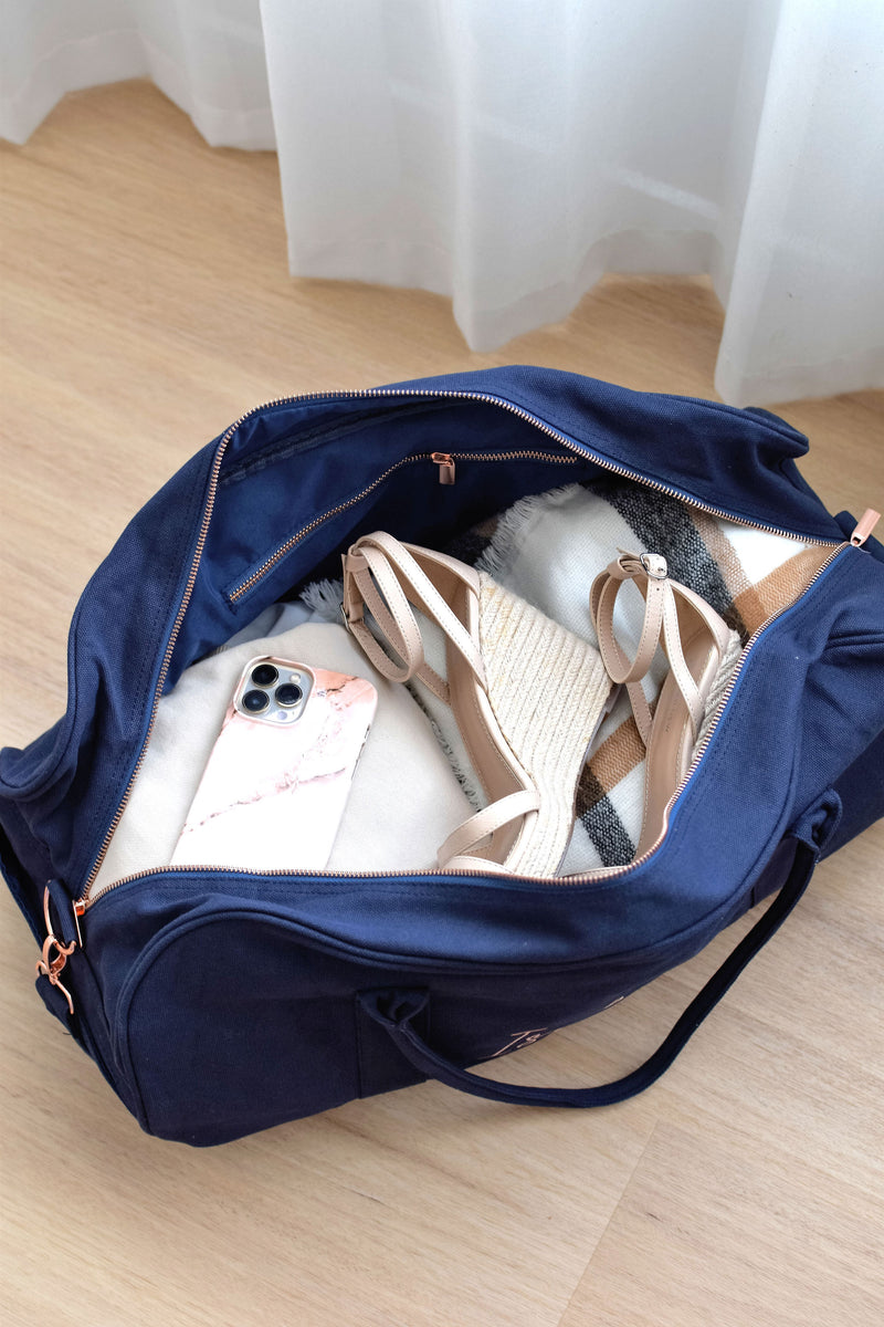 Navy Personalised Duffle Bag