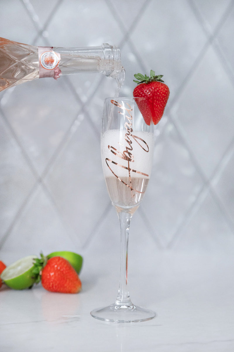 Champagne Toast Glass
