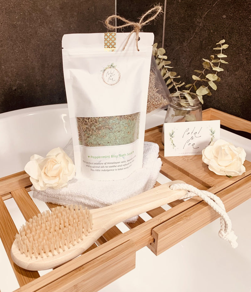 Petal and Pea Bath Soak - Peppermint Bliss 200g