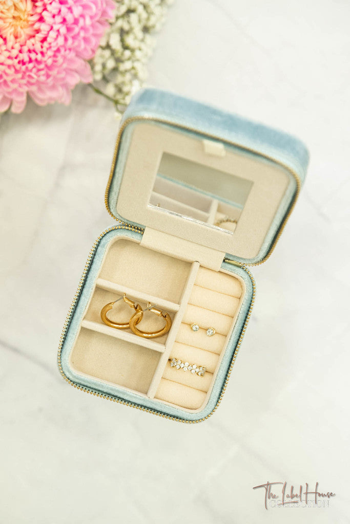 Sky Blue Personalised Jewellery Box | Personalised Gifts, Pyjamas & Bridal | The Label House Collection