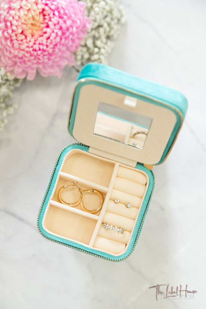 Whitsunday Teal Personalised Jewellery Box | Personalised Gifts, Pyjamas & Bridal | The Label House Collection