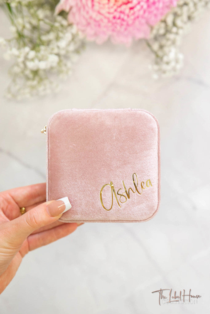 Blush Personalised Jewellery Box | Personalised Gifts, Pyjamas & Bridal | The Label House Collection