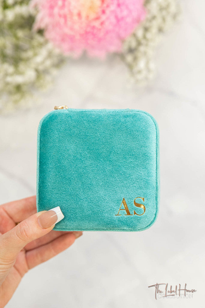 Whitsunday Teal Personalised Jewellery Box | Personalised Gifts, Pyjamas & Bridal | The Label House Collection