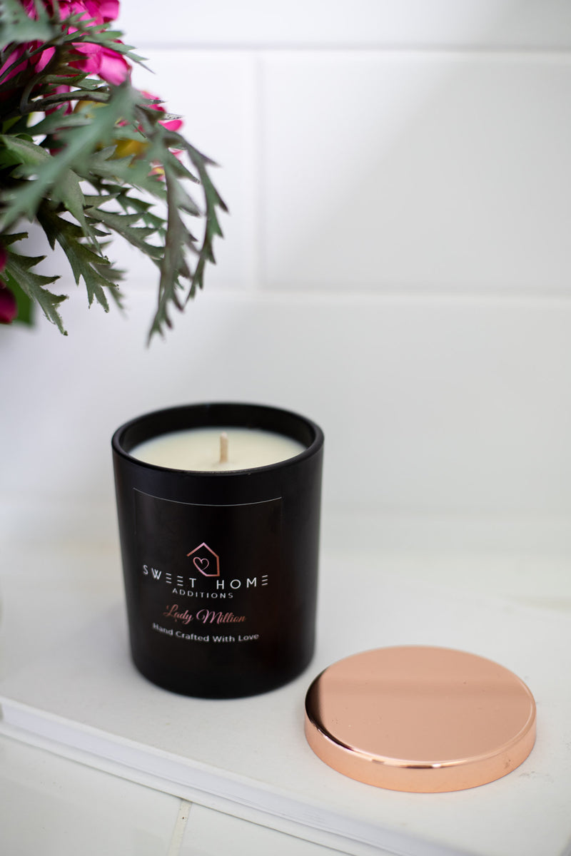 Premium Soy Wax Candle - Black