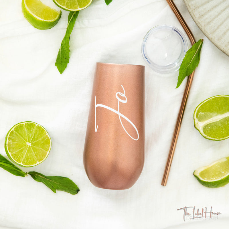 Personalised 180mL Tumbler - Rose Gold