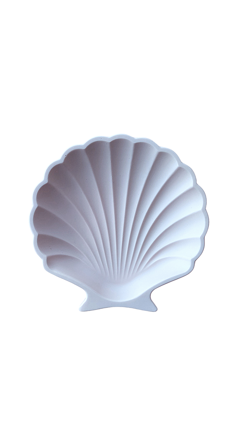 Shell Trinket Tray - White