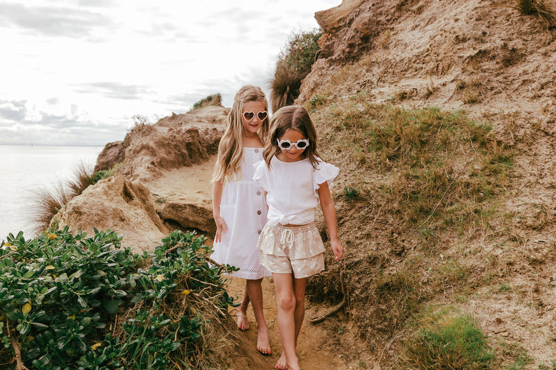 Flower Girl White Daisy Sunglasses