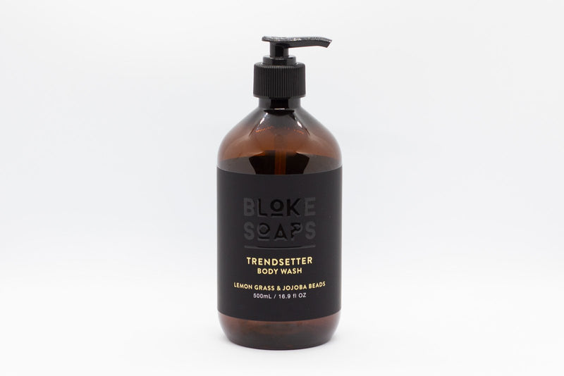Bloke Soaps - Lemongrass and Jojoba Beads - Trendsetter 500 mL